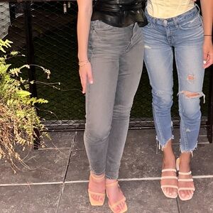 Agolde Charcoal Skinny Jeans